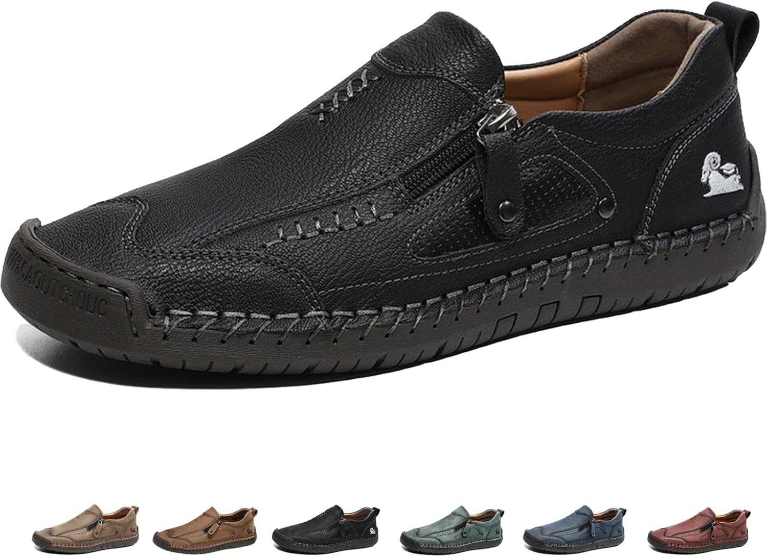 Мужские кожаные ручной работы лоферы с плоской подошвой, ретро, с боковой молнией, удобные, дышащие, с круглым носком, нескользящие, для ходьбы, повседневные, и делового стиля Mdioep, черный
Мужские кожаные ручной работы лоферы с плоской подошвой, ретро, с боковой молнией, удобные, дышащие, с круглым носком, нескользящие, для ходьбы, повседневные, и делового стиля Mdioep, черный