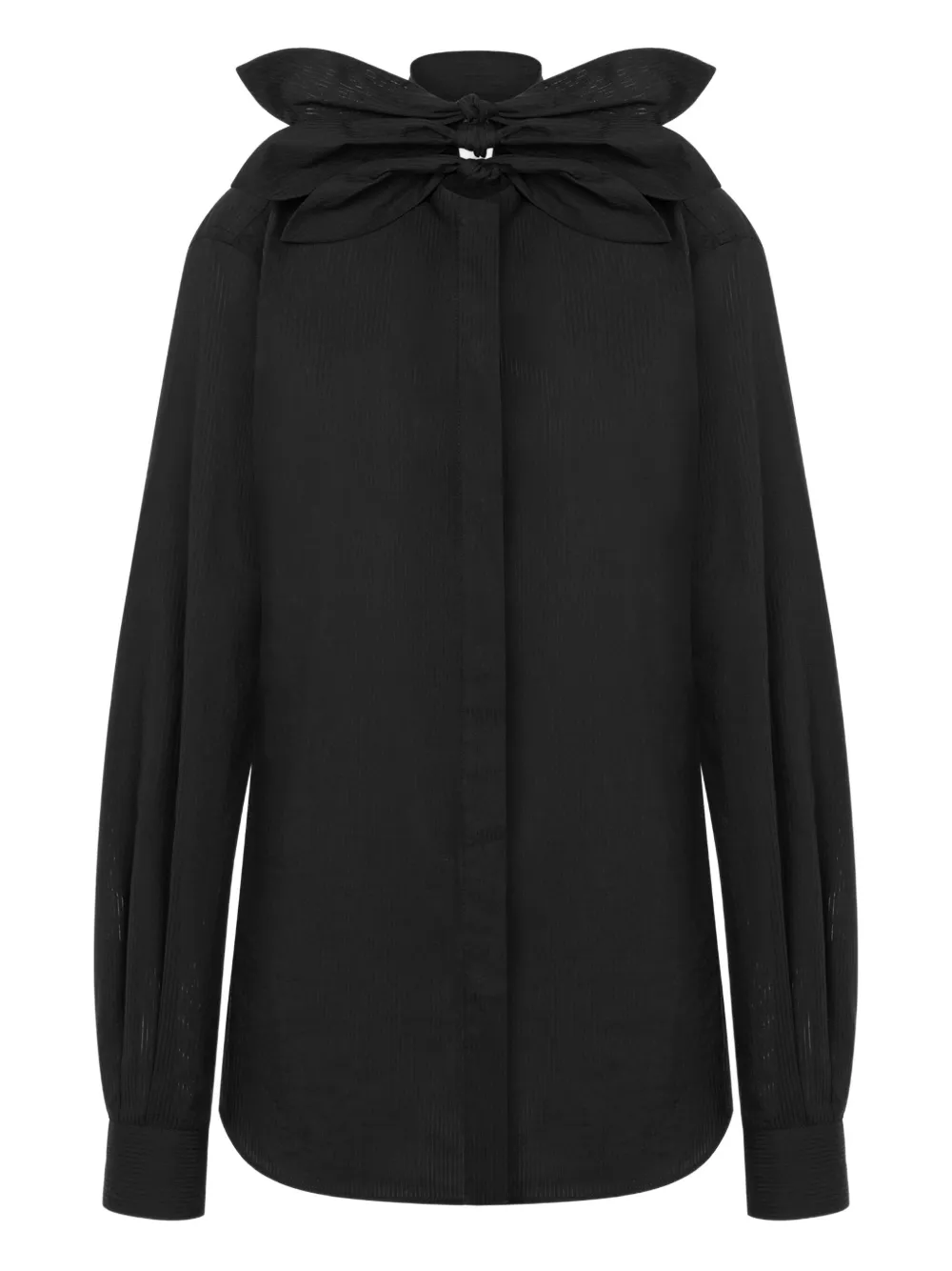 Рубашка с бантом Moschino, черный
Рубашка с бантом Moschino, черный