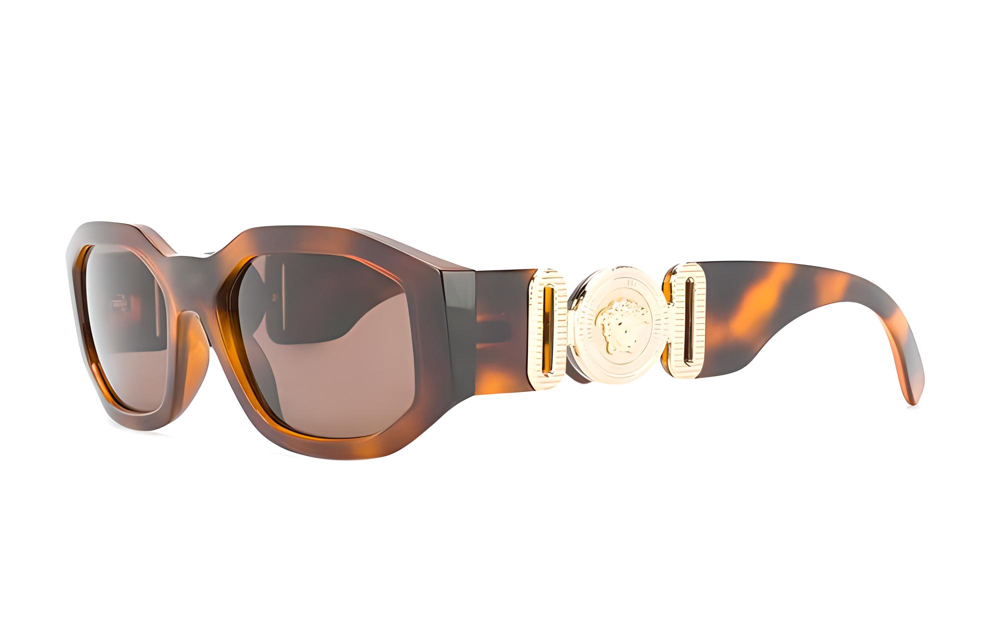 Солнцезащитные очки прямоугольной формы VERSACE, коричневые
Солнцезащитные очки прямоугольной формы VERSACE, коричневые