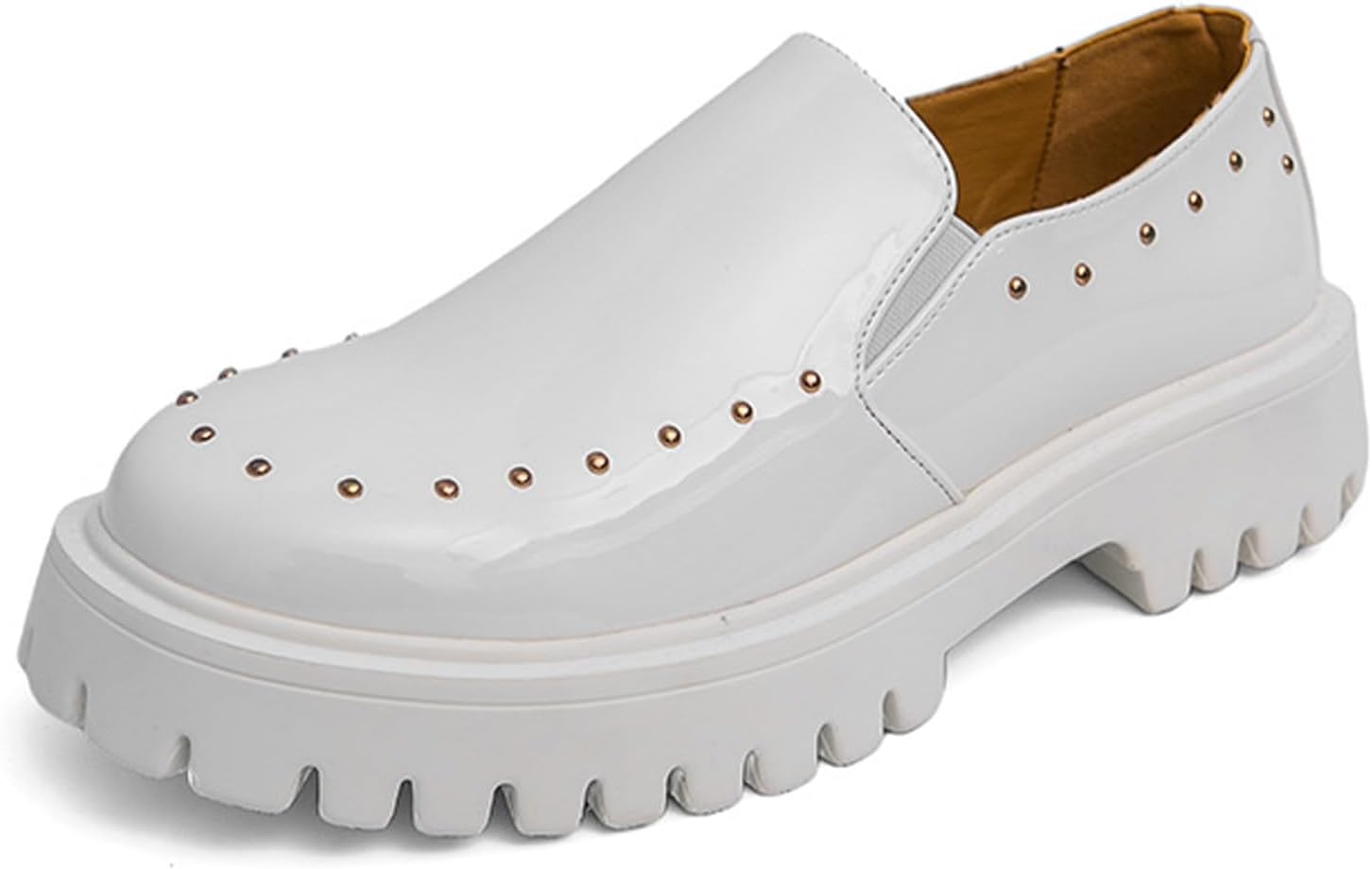 Мужские туфли-лоферы на платформе из мягкой лакированной кожи Bnwelk, белый
Мужские туфли-лоферы на платформе из мягкой лакированной кожи Bnwelk, белый