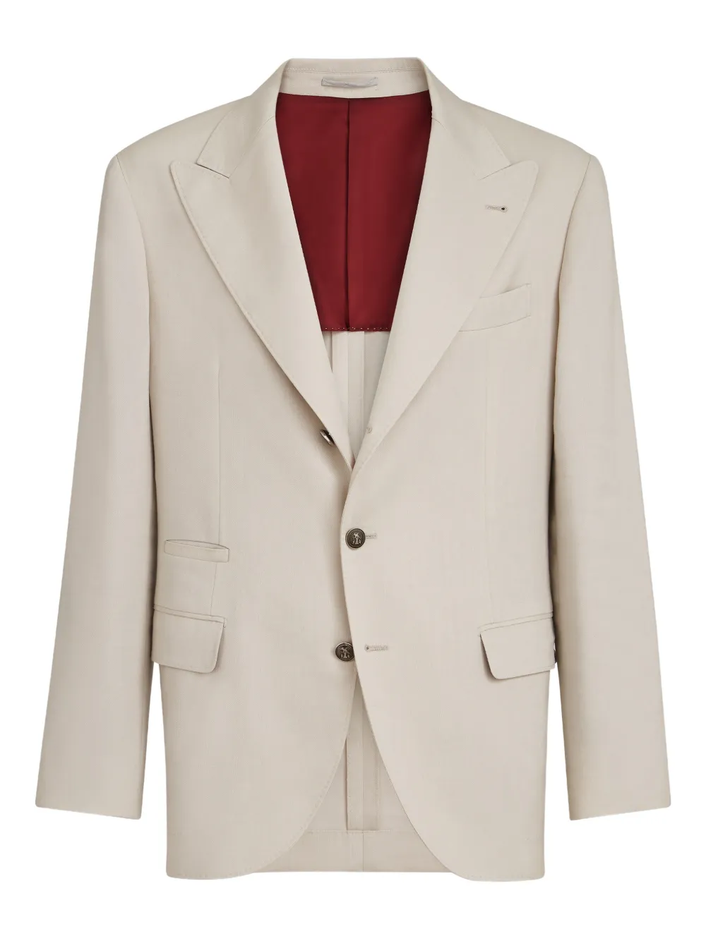 Пиджак с заостренными лацканами Brunello Cucinelli, бежевый
Пиджак с заостренными лацканами Brunello Cucinelli, бежевый