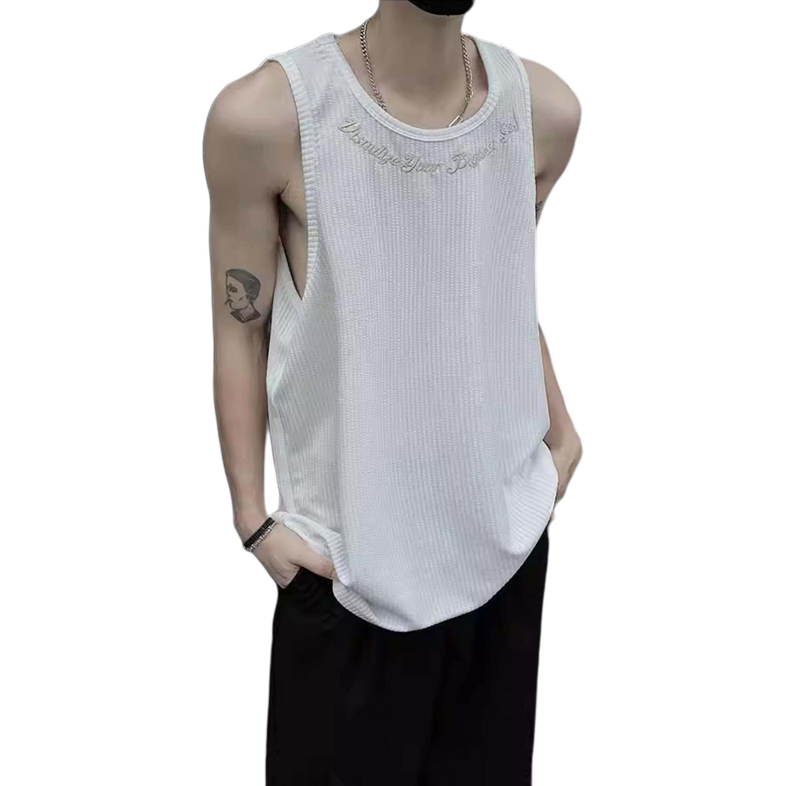 Топ-майка унисекс с круглым вырезом и умеренной длиной без рукавов ZIAREL, белый
Топ-майка унисекс с круглым вырезом и умеренной длиной без рукавов ZIAREL, белый