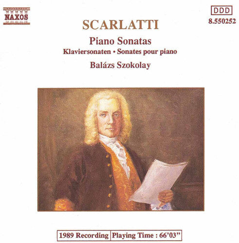 CD диск Scarlatti / Szokolay: Piano Sonatas
CD диск Scarlatti / Szokolay: Piano Sonatas