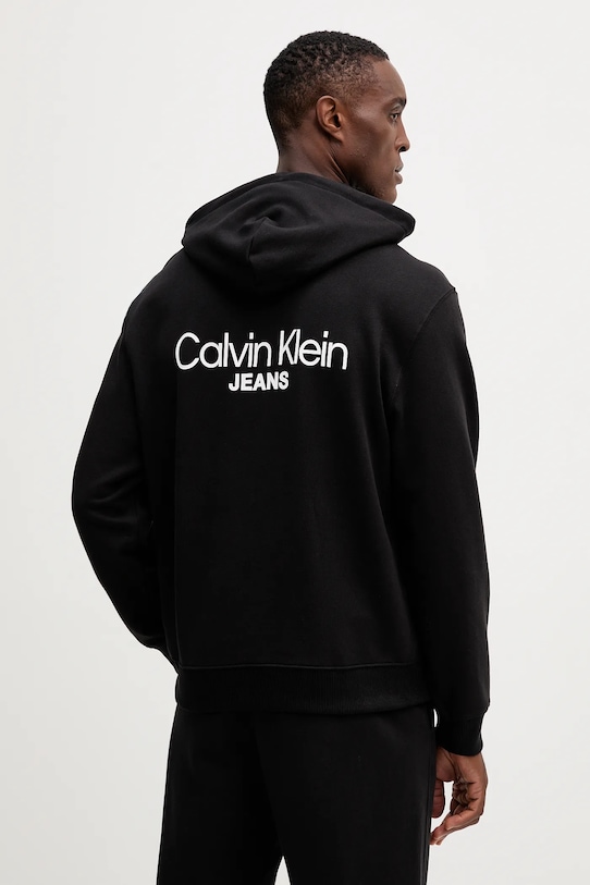 Хлопковая толстовка Calvin Klein Jeans, черный
Хлопковая толстовка Calvin Klein Jeans, черный
