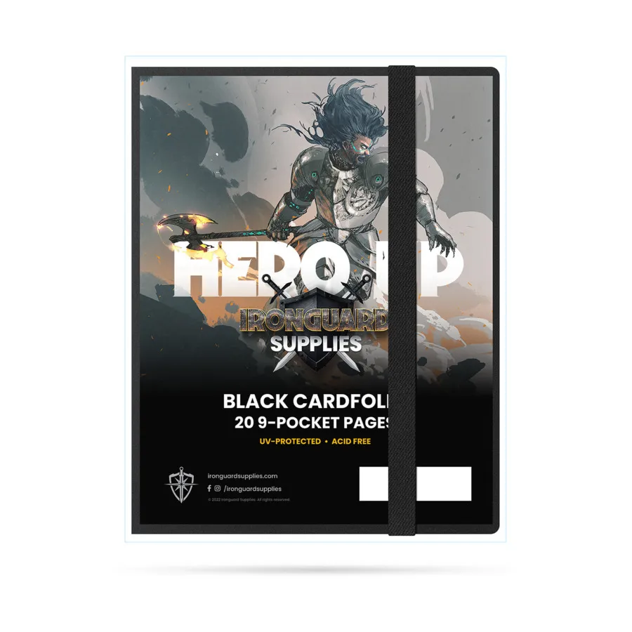 Кардфолио - Черный, Card Sleeves & Protection (Ironguard Supplies) 
Кардфолио - Черный, Card Sleeves & Protection (Ironguard Supplies)