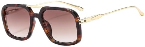 Мужские солнцезащитные очки в стиле ретро с двойной перемычкой, квадратной формы, защита от УФ-излучения UV400, модный градиент, женские солнцезащитные очки MTZJH, Leopard Tea Gradient
Мужские солнцезащитные очки в стиле ретро с двойной перемычкой, квадратной формы, защита от УФ-излучения UV400, модный градиент, женские солнцезащитные очки MTZJH, Leopard Tea Gradient