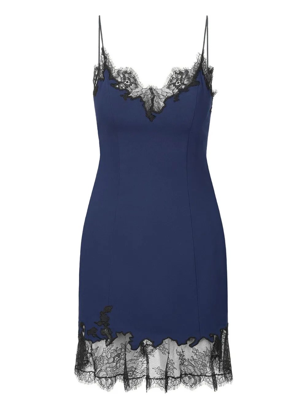Платье-комбинация мини с кружевом STAUD, синий
Платье-комбинация мини с кружевом STAUD, синий