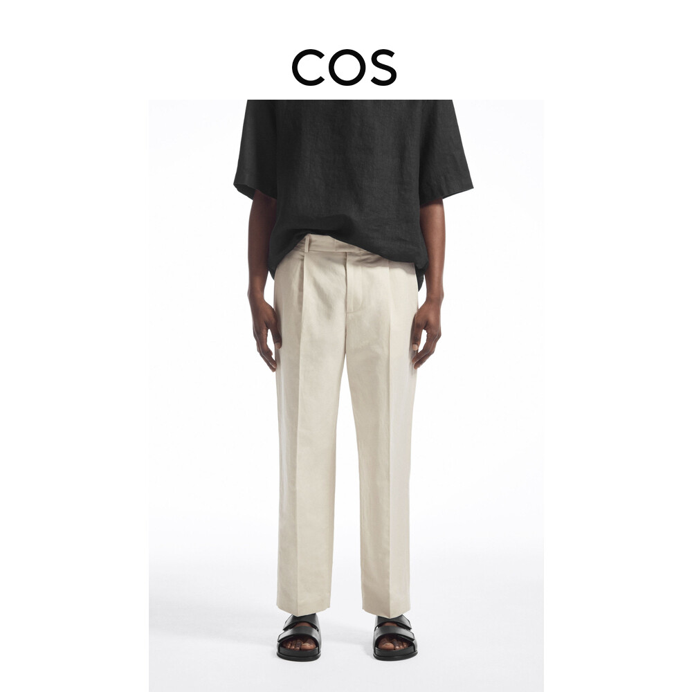 Льняные смесовые брюки Cos повседневные, светло-бежевый
Льняные смесовые брюки Cos повседневные, светло-бежевый