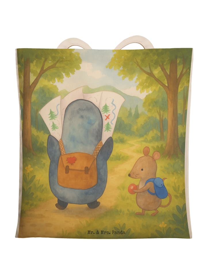 Mr. & Mrs. Panda Сумка-шоппер с рисунком «Пингвин и мышь-странник» белого цвета
Mr. & Mrs. Panda Сумка-шоппер с рисунком «Пингвин и мышь-странник» белого цвета