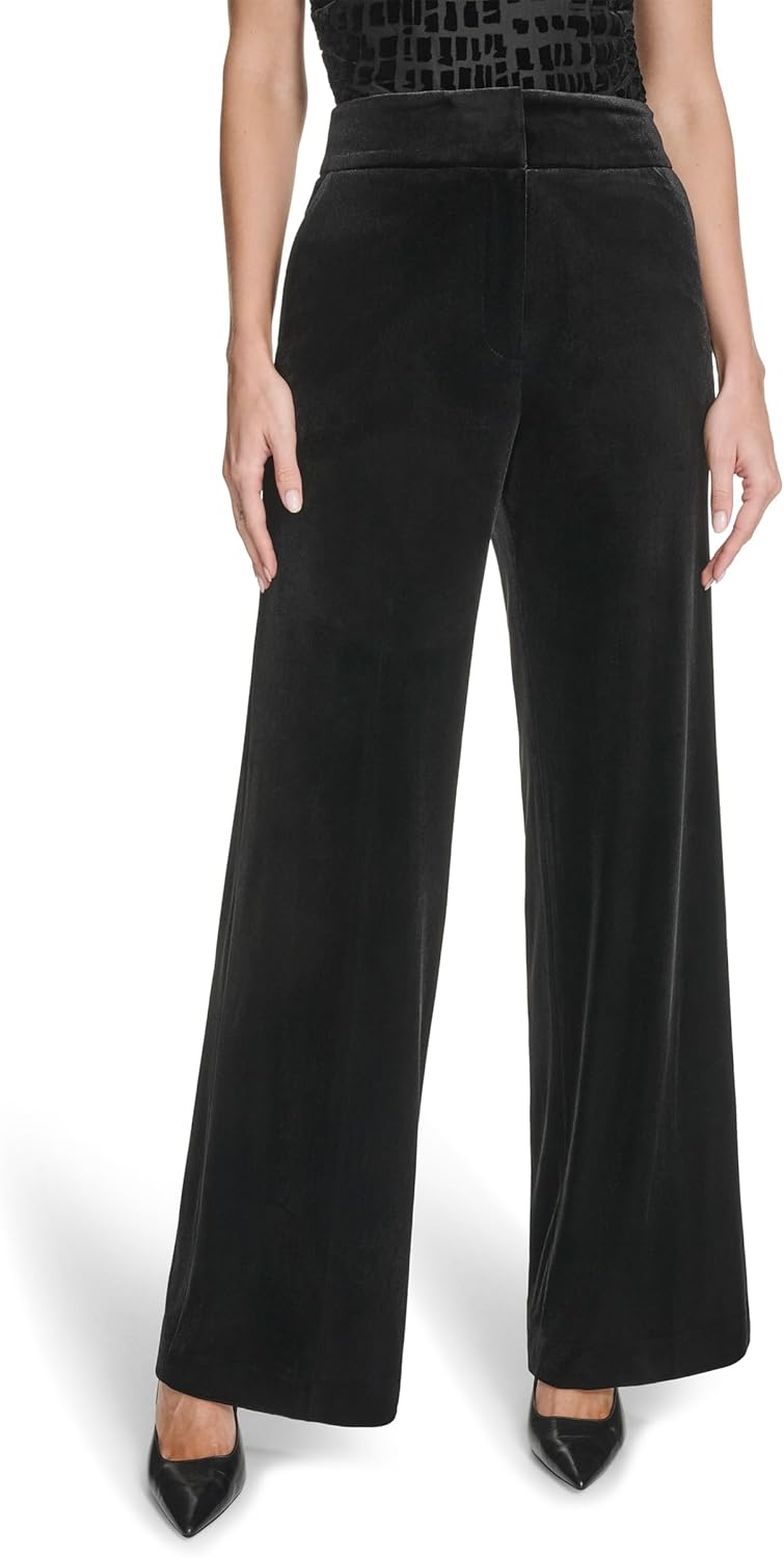 Женские брюки Calvin Klein Wide Leg со средней посадкой без пуговиц, Black
Женские брюки Calvin Klein Wide Leg со средней посадкой без пуговиц, Black