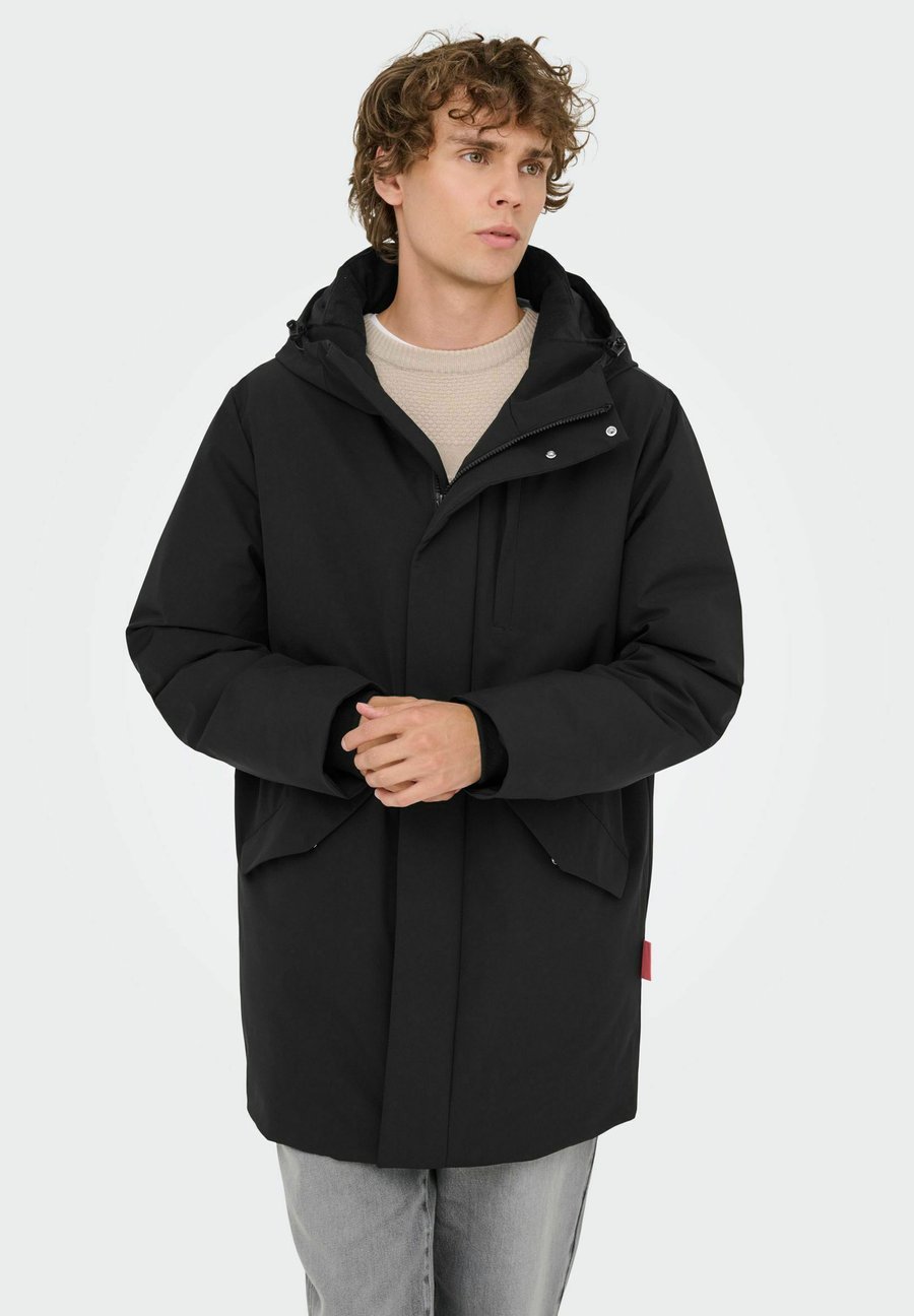 Пальто Only & Sons Parka, Black
Пальто Only & Sons Parka, Black
