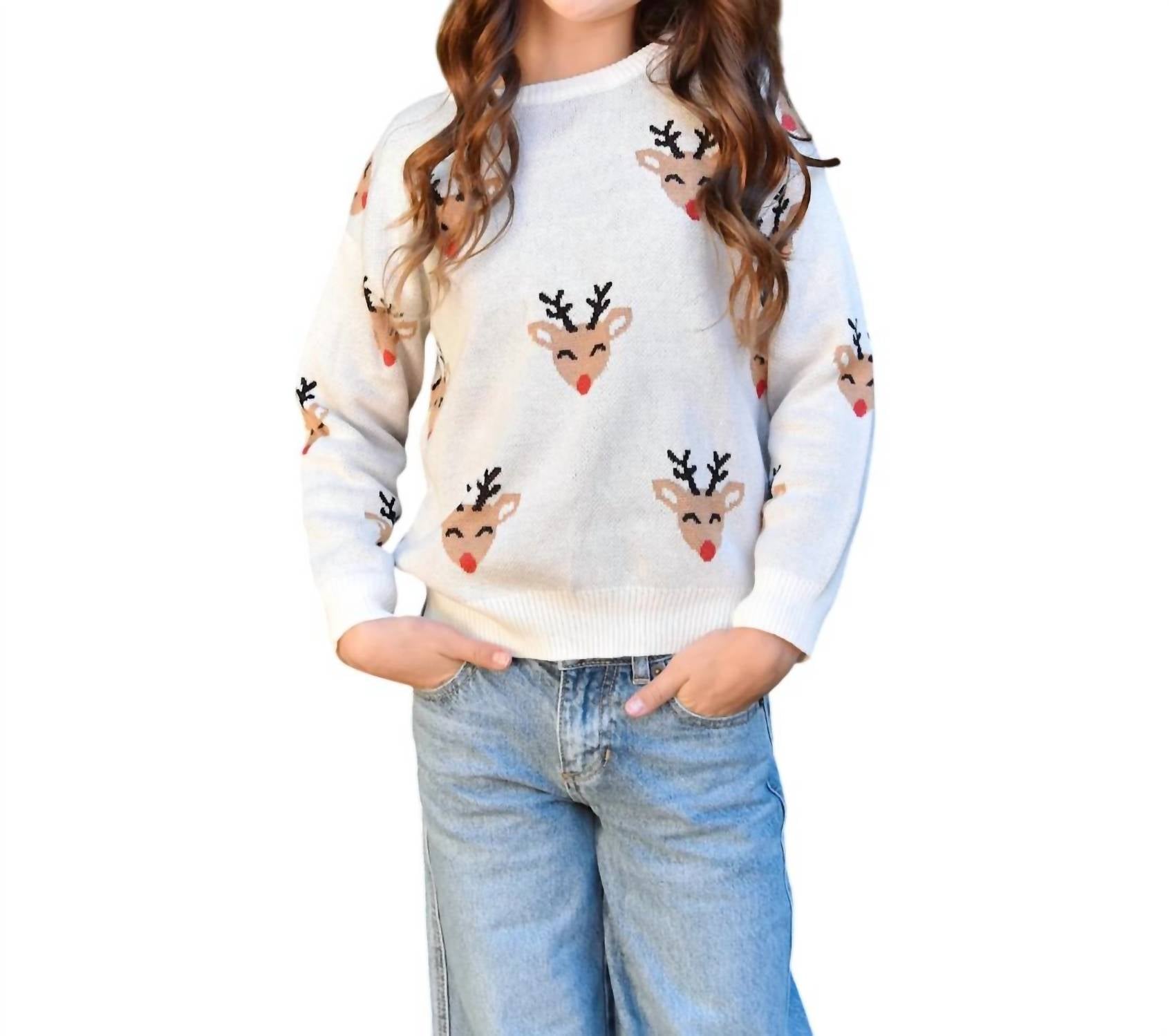 Свитер Callie для девочки с рисунком Cheery Deer Beach Riot
Свитер Callie для девочки с рисунком Cheery Deer Beach Riot