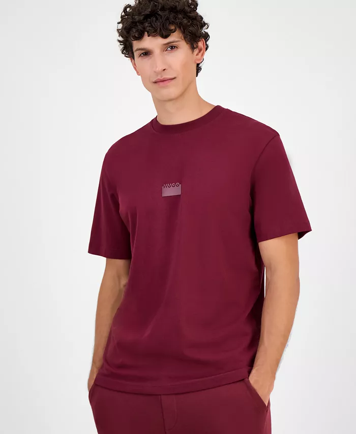 Мужская хлопковая футболка с логотипом Hugo Boss, красный
Мужская хлопковая футболка с логотипом Hugo Boss, красный