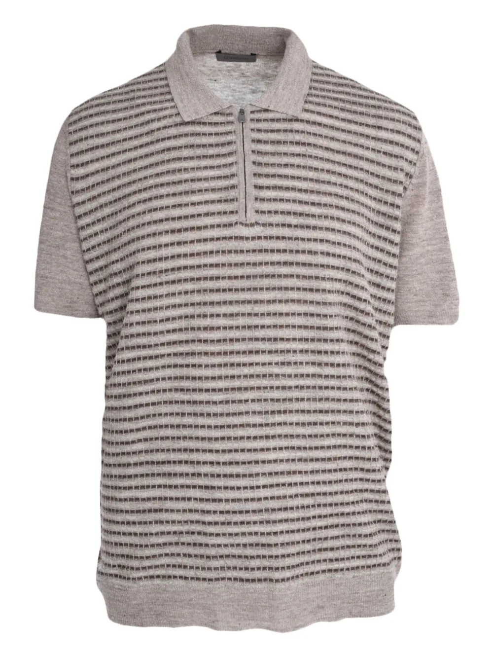 Рубашка поло на молнии Corneliani, нейтральный
Рубашка поло на молнии Corneliani, нейтральный