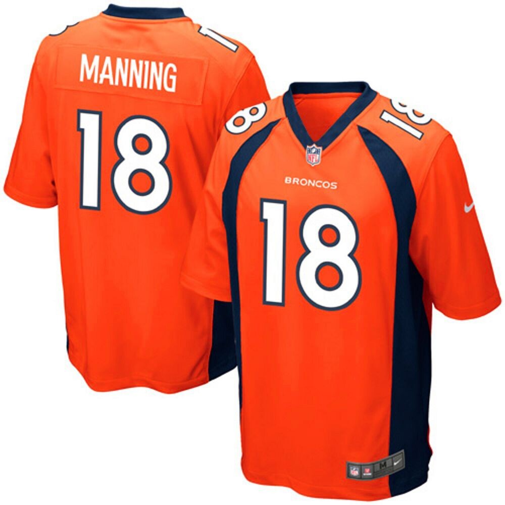 Молодежная майка Nike Orange Team Denver Broncos Peyton Manning, цвет Den Orange 
Молодежная майка Nike Orange Team Denver Broncos Peyton Manning, цвет Den Orange