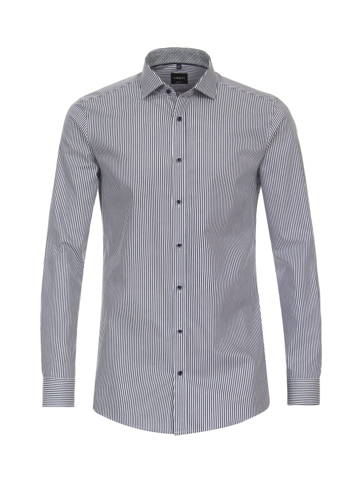 Деловая рубашка серо-темно-синего цвета Venti
Деловая рубашка серо-темно-синего цвета Venti