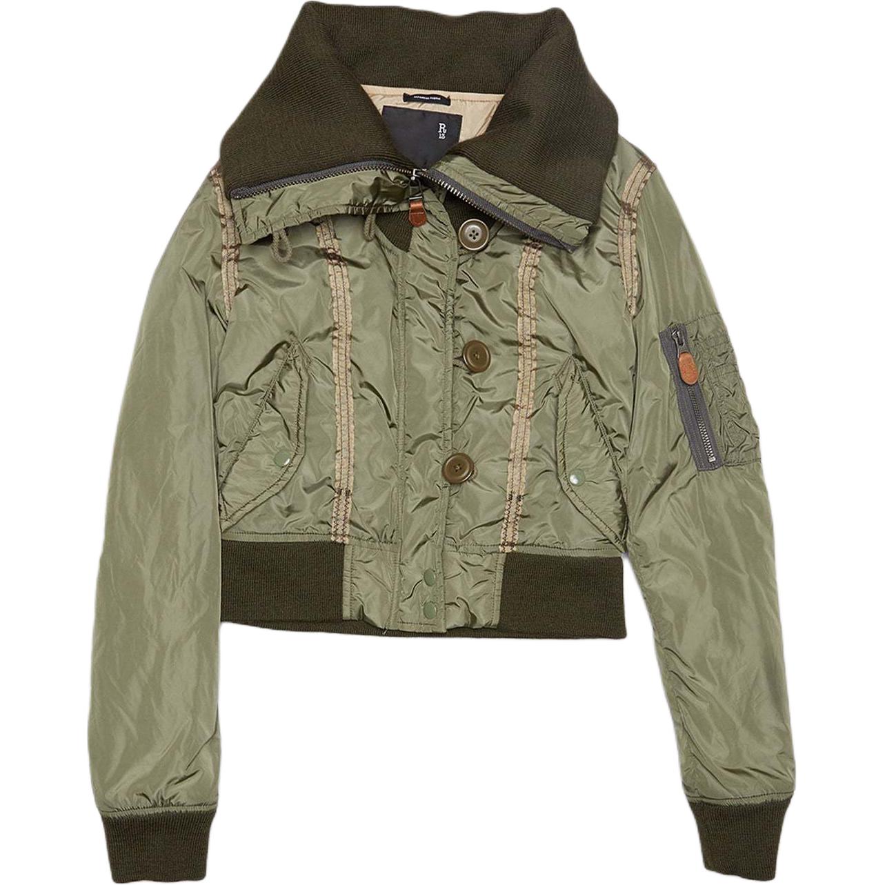 R13 Куртка женская оливковая, Olive
R13 Куртка женская оливковая, Olive
