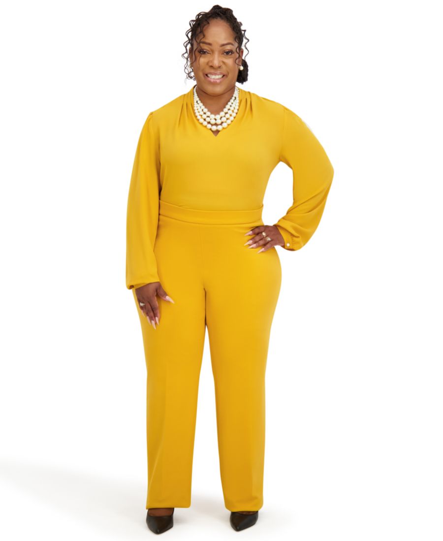 Женская блузка с длинными рукавами и V-образным вырезом Kasper, Gold
Женская блузка с длинными рукавами и V-образным вырезом Kasper, Gold