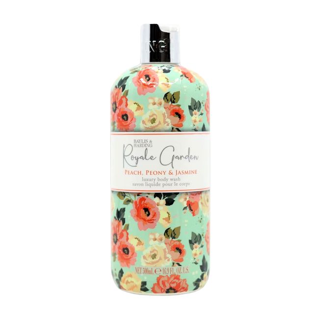 Гель для душа Royale Garden с ароматом персика, пиона и жасмина Baylis & Harding, 500 мл 
Гель для душа Royale Garden с ароматом персика, пиона и жасмина Baylis & Harding, 500 мл