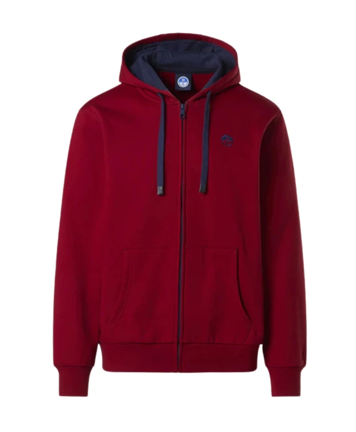 Куртка с капюшоном, застежкой-молнией по всей длине и вышитым логотипом. North Sails, красный
Куртка с капюшоном, застежкой-молнией по всей длине и вышитым логотипом. North Sails, красный