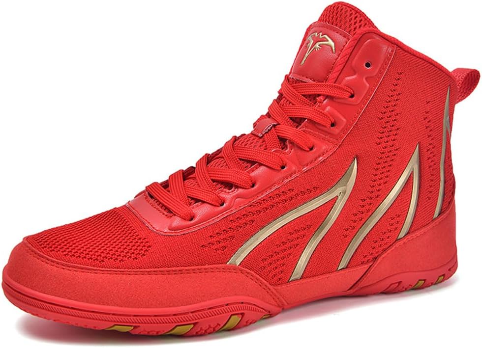 Борцовки для мужчин Боксерские ботинки Высокие Кроссовки для боевых искусств, фитнеса и тяжелой атлетики Легкие, дышащие, с нескользящей подошвой Hiuzylqx, красный
Борцовки для мужчин Боксерские ботинки Высокие Кроссовки для боевых искусств, фитнеса и тяжелой атлетики Легкие, дышащие, с нескользящей подошвой Hiuzylqx, красный