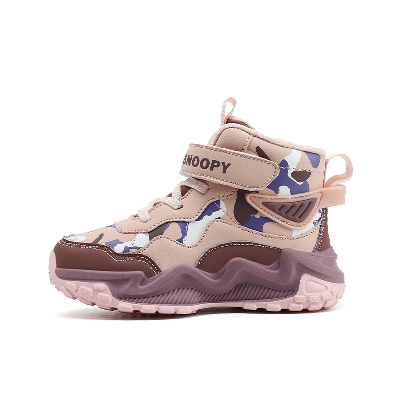 SNOOPY Детские баскетбольные кроссовки с нескользящей амортизацией, теплые, с высоким голенищем, розовые, фиолетовые
SNOOPY Детские баскетбольные кроссовки с нескользящей амортизацией, теплые, с высоким голенищем, розовые, фиолетовые