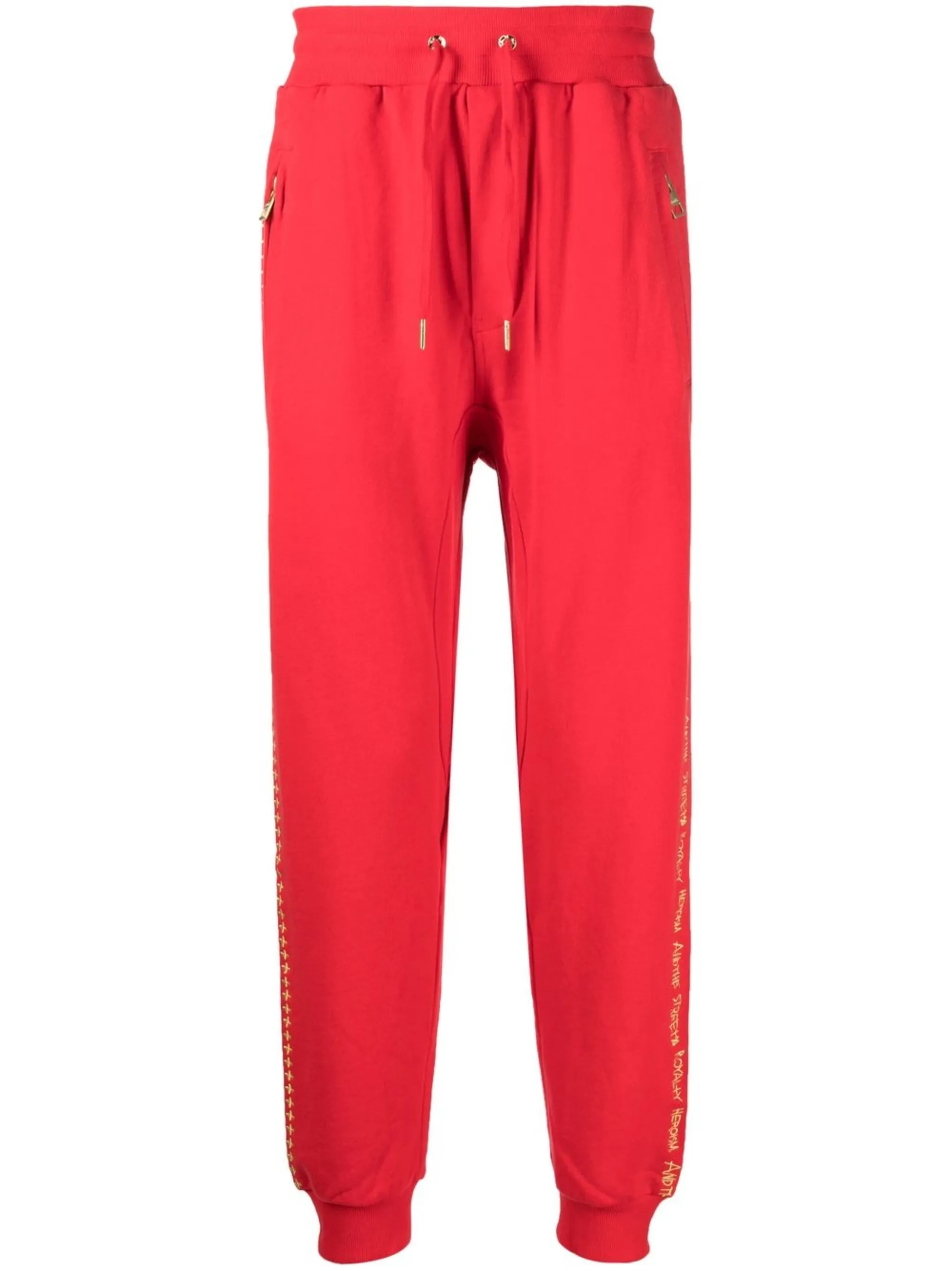 Спортивные брюки с вышитой надписью Ksubi, красный
Спортивные брюки с вышитой надписью Ksubi, красный