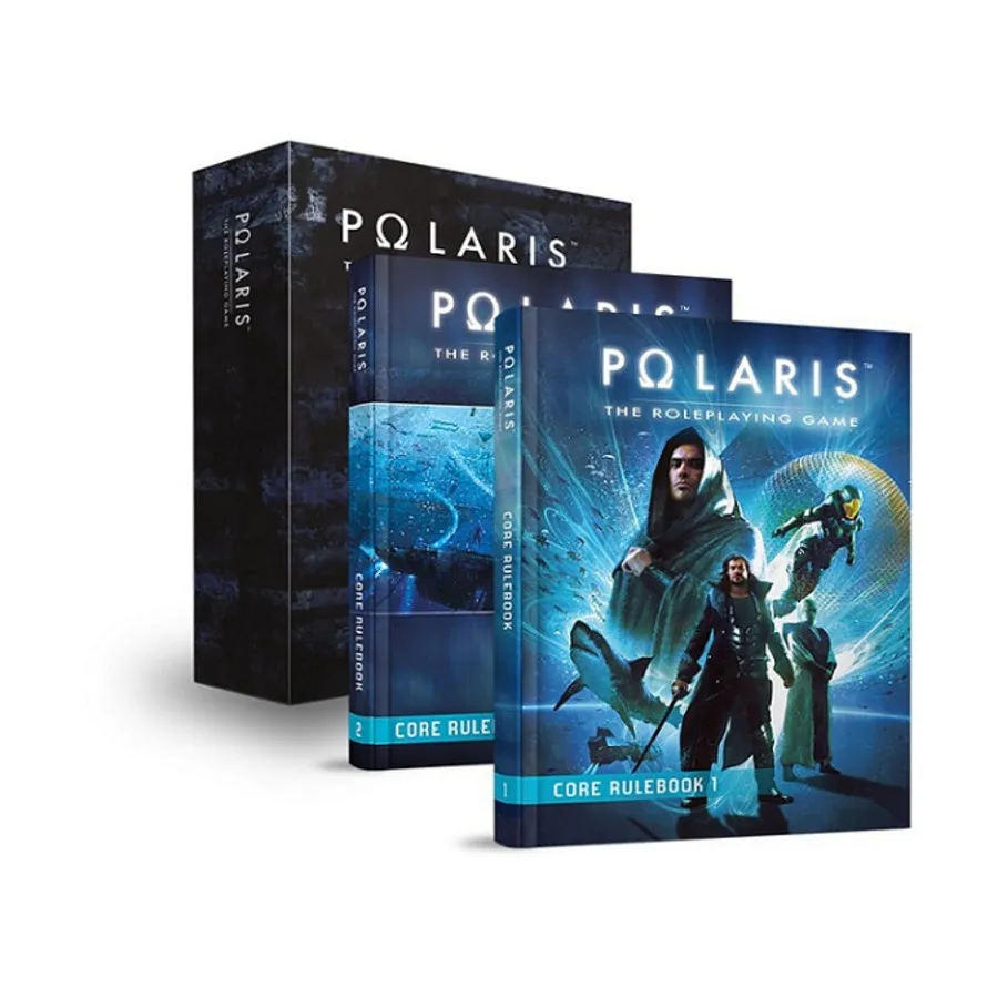 Бокс-сет Polaris - Core Rulebook Set w/Slipcase, Polaris - Core & Assorted (Black Book Editions)
Бокс-сет Polaris - Core Rulebook Set w/Slipcase, Polaris - Core & Assorted (Black Book Editions)