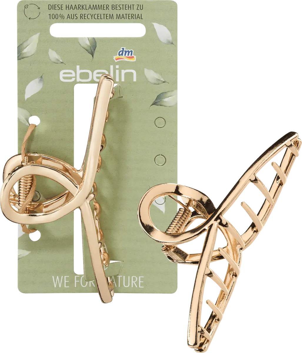 Заколка для волос с золотым эффектом из переработанного металла 1 штука ebelin
Заколка для волос с золотым эффектом из переработанного металла 1 штука ebelin