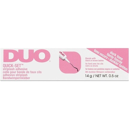 DUO Quick-Set Striplash Adhesive Темный 14г Ardell
DUO Quick-Set Striplash Adhesive Темный 14г Ardell