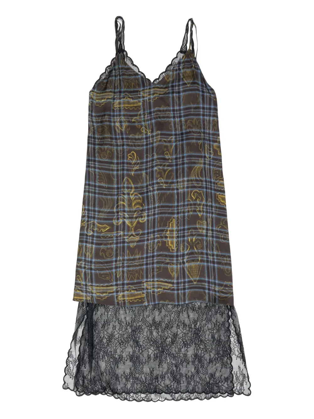 Кружевное платье миди в клетку Bimba Y Lola, синий
Кружевное платье миди в клетку Bimba Y Lola, синий