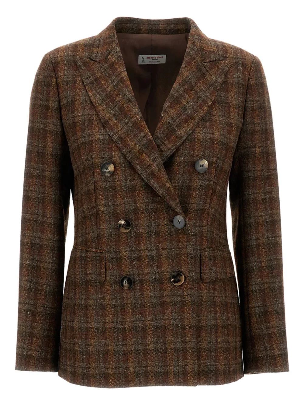 Двубортный блейзер Alberto Biani, коричневый
Двубортный блейзер Alberto Biani, коричневый