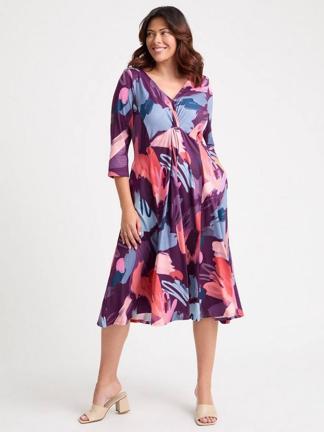 Платье миди Claudia с V-образным вырезом и рукавами три четверти Scarlett & Jo
Платье миди Claudia с V-образным вырезом и рукавами три четверти Scarlett & Jo