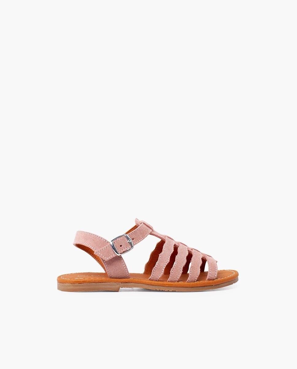 Открытые замшевые кожаные босоножки для девочки Pisamonas, розовый
Открытые замшевые кожаные босоножки для девочки Pisamonas, розовый