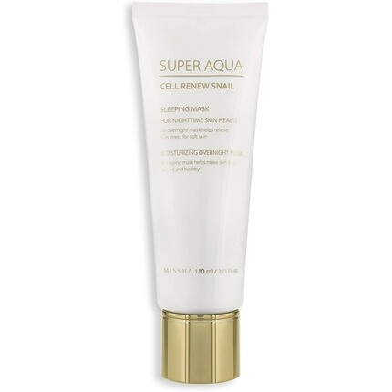 Missha Super Aqua Cell Renew Ночная маска с улиткой 110 мл
Missha Super Aqua Cell Renew Ночная маска с улиткой 110 мл