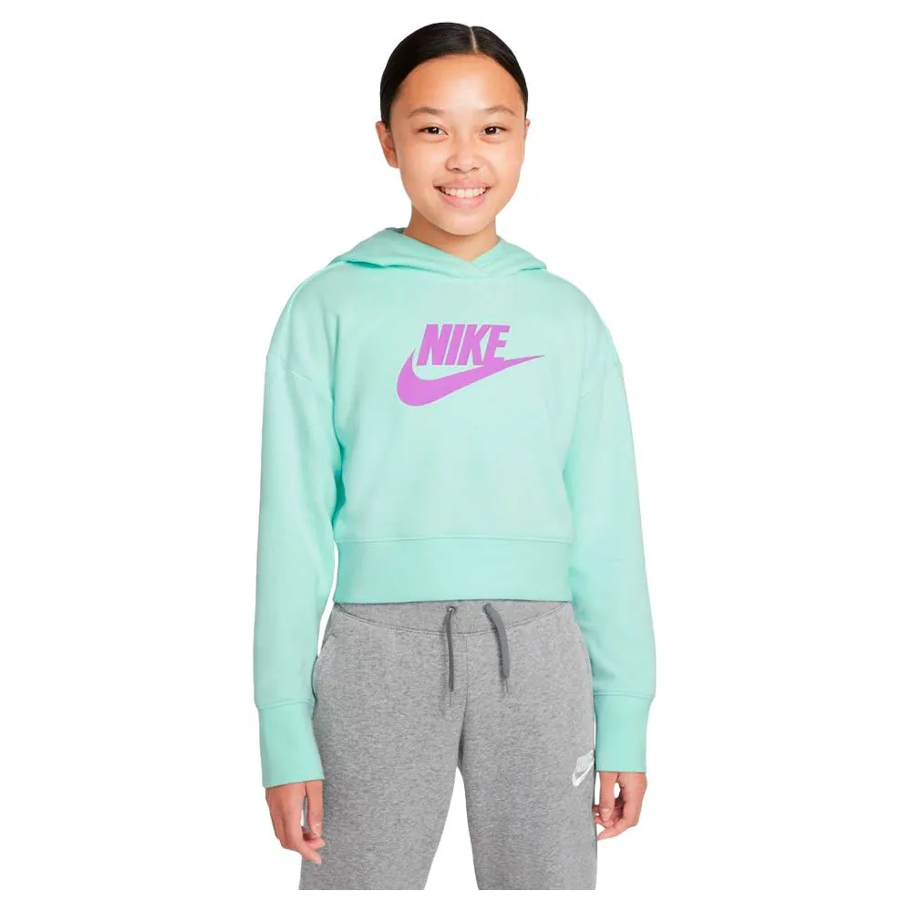 Худи Nike Sportswear Club French Terry Cropped, белый 
Худи Nike Sportswear Club French Terry Cropped, белый