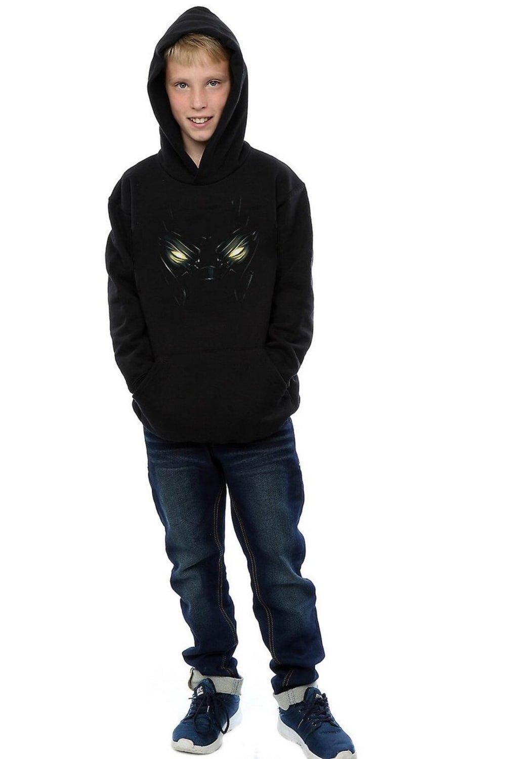 Толстовка с капюшоном из хлопка с глазами Black Panther, черный
Толстовка с капюшоном из хлопка с глазами Black Panther, черный