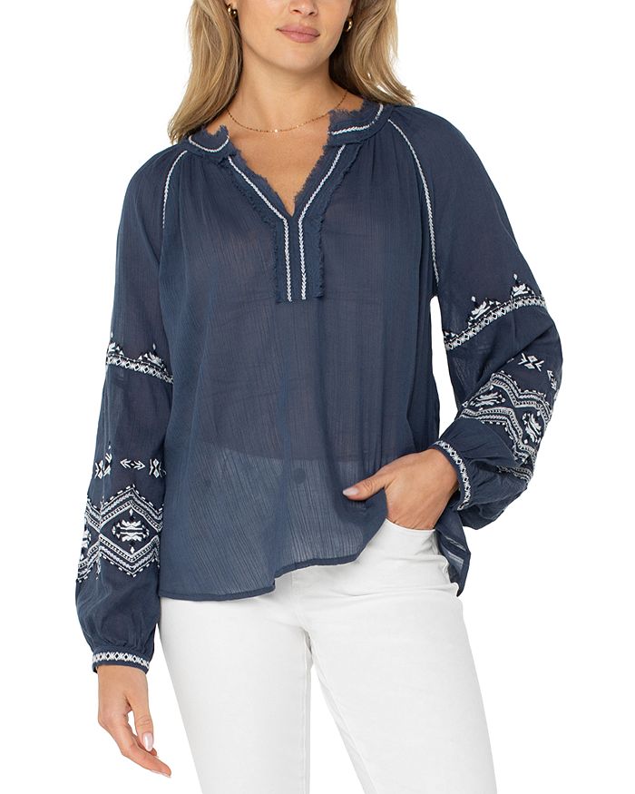 Вышитый топ Liverpool Los Angeles, синий
Вышитый топ Liverpool Los Angeles, синий