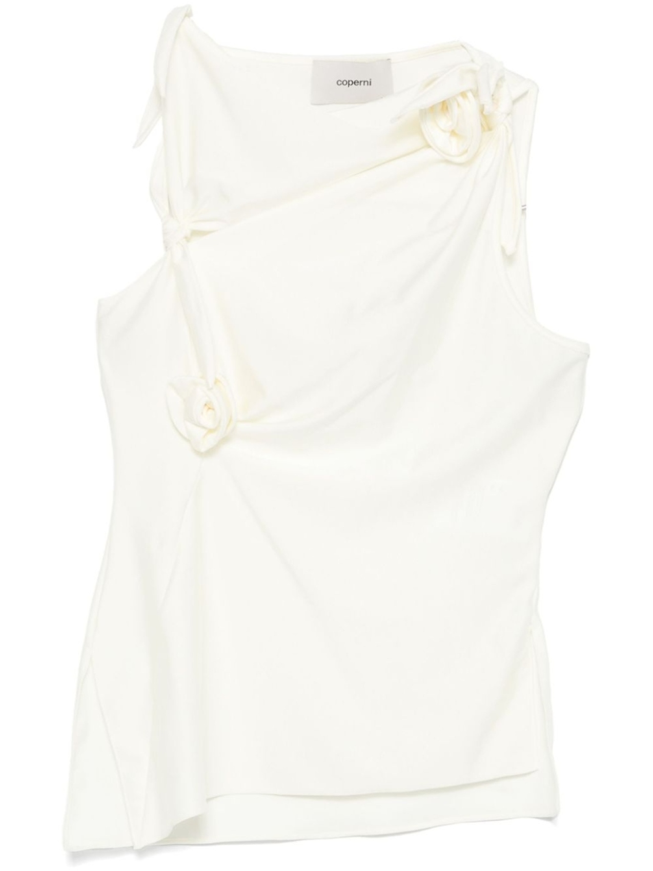 Coperni топ асимметричного кроя, белый
Coperni топ асимметричного кроя, белый