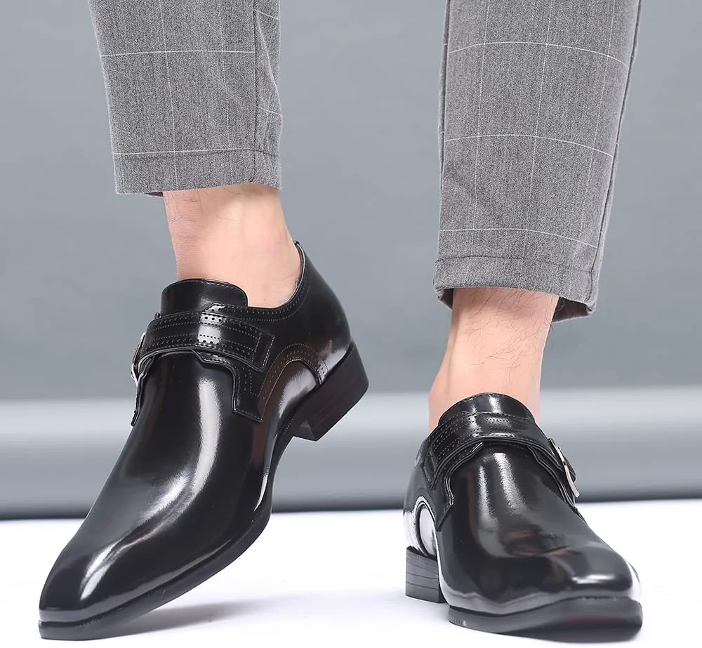 Мужские классические кожаные туфли оксфорды с шнуровкой, заостренным носком, современные формальные туфли для мужчин Abborora, черный
Мужские классические кожаные туфли оксфорды с шнуровкой, заостренным носком, современные формальные туфли для мужчин Abborora, черный