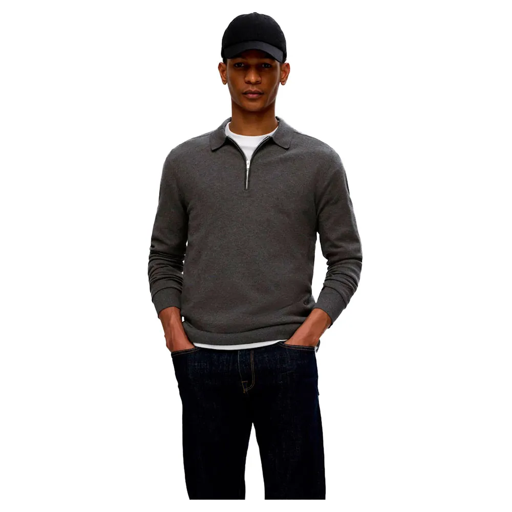 Поло с длинным рукавом Selected Berg, серый
Поло с длинным рукавом Selected Berg, серый