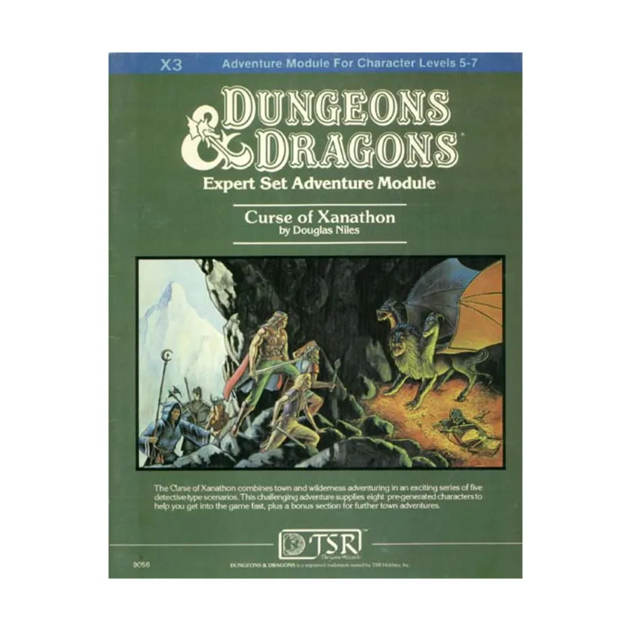Модуль Curse of Xanathon (1st Printing), Basic Dungeons & Dragons (Original Edition) - Modules & Adventures - X Series
Модуль Curse of Xanathon (1st Printing), Basic Dungeons & Dragons (Original Edition) - Modules & Adventures - X Series