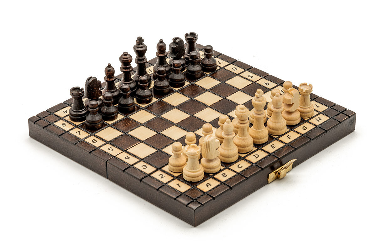 Карманные шахматы, логическая игра, Шахматы Журека, коричневые Szachy Żurek 
Карманные шахматы, логическая игра, Шахматы Журека, коричневые Szachy Żurek