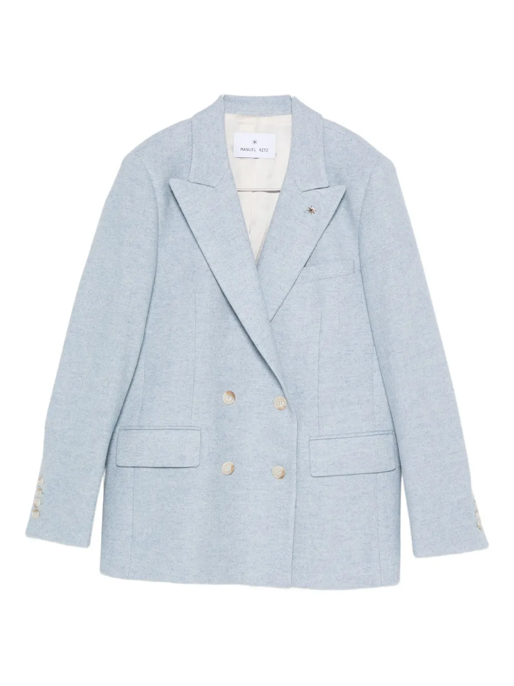 Блейзер с узором «елочка» Manuel Ritz, синий
Блейзер с узором «елочка» Manuel Ritz, синий