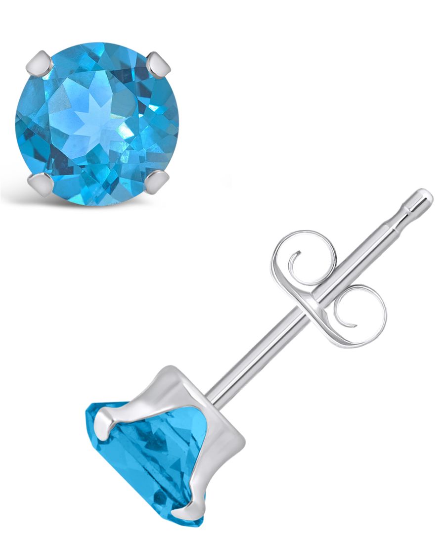 Серьги-гвоздики с драгоценными камнями из белого золота 10 карат Macy's, Blue Topaz
Серьги-гвоздики с драгоценными камнями из белого золота 10 карат Macy's, Blue Topaz