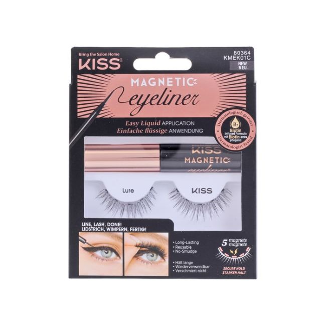 Магнитные накладные ресницы и магнитная подводка для глаз Kiss
Магнитные накладные ресницы и магнитная подводка для глаз Kiss