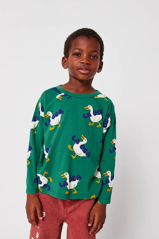 Детская хлопковая кофта с длинными рукавами La Oca Bobo Choses, зеленый
Детская хлопковая кофта с длинными рукавами La Oca Bobo Choses, зеленый