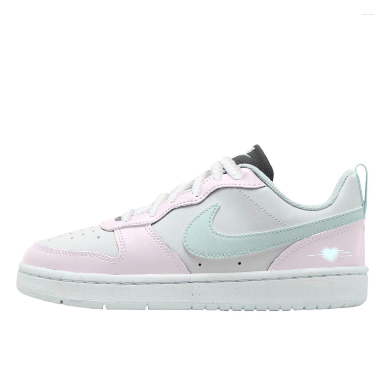 Nike Детские кроссовки для скейтбординга Court Borough Mint Pink, устойчивые к износу, серебристые, для подростков
Nike Детские кроссовки для скейтбординга Court Borough Mint Pink, устойчивые к износу, серебристые, для подростков