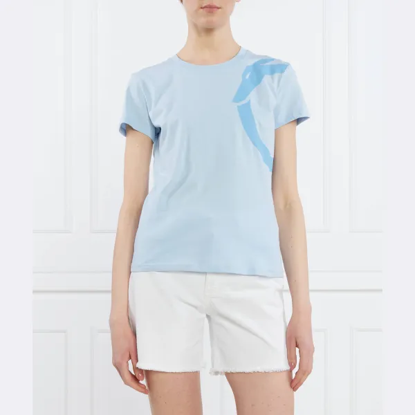 Футболка стандартного кроя из хлопкового джерси с принтом Greyhound на плечах 30/1 Trussardi, синий
Футболка стандартного кроя из хлопкового джерси с принтом Greyhound на плечах 30/1 Trussardi, синий