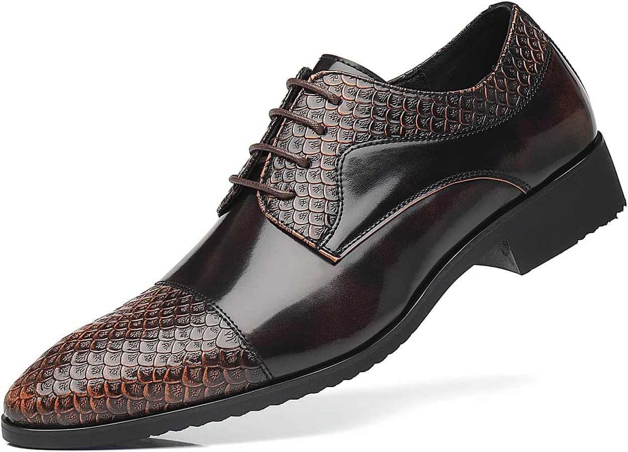 Мужские повседневные туфли Santimon с классическим брогированным принтом, оксфорды, формальные туфли, Bronze
Мужские повседневные туфли Santimon с классическим брогированным принтом, оксфорды, формальные туфли, Bronze